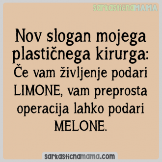 Slogan plastičnega kirurga